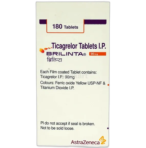 brilinta 90mg tablet 180's